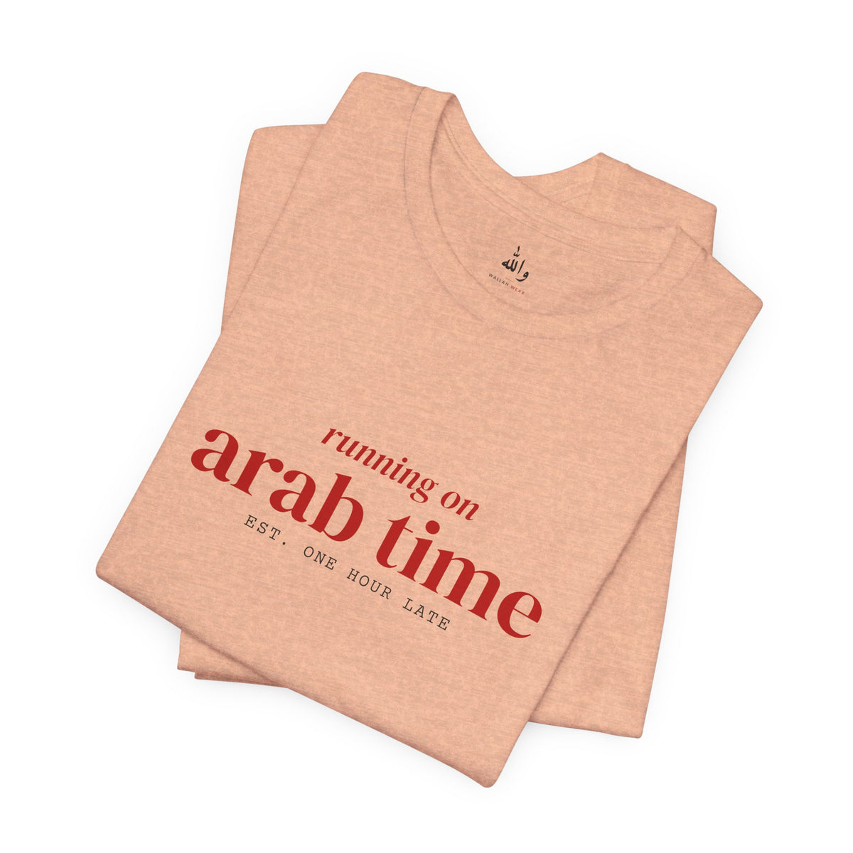 "Running on Arab Time" Tee