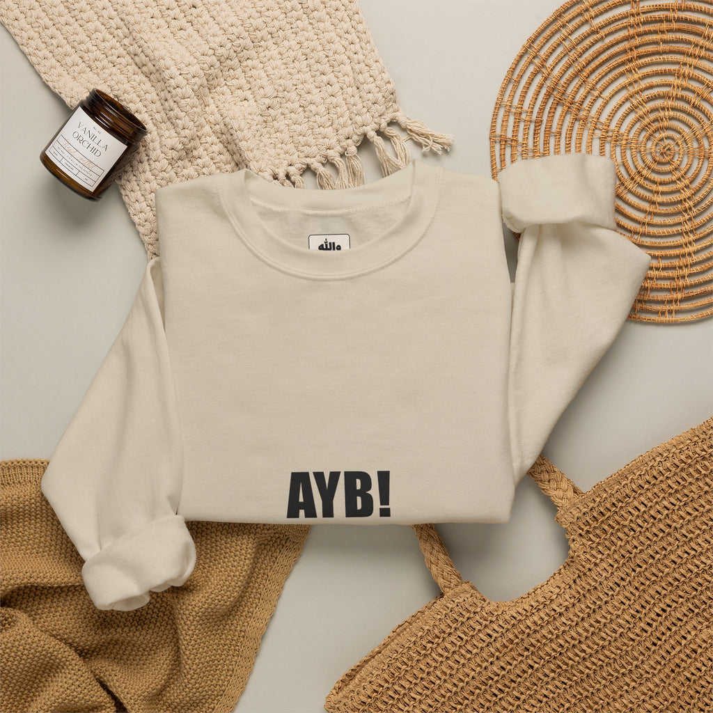 Ayb! Funny Arab Crewneck Sweatshirt | Wallah Wear