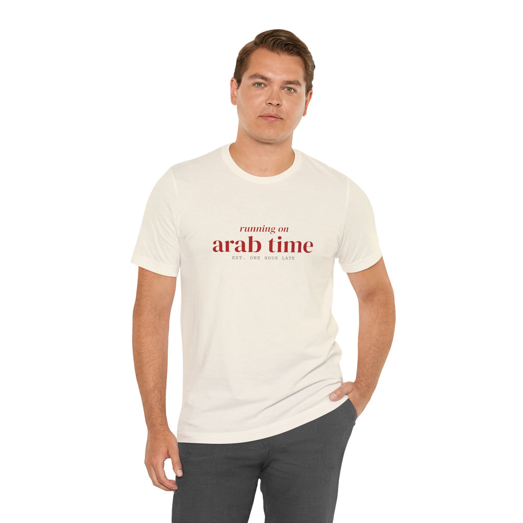 "Running on Arab Time" Tee