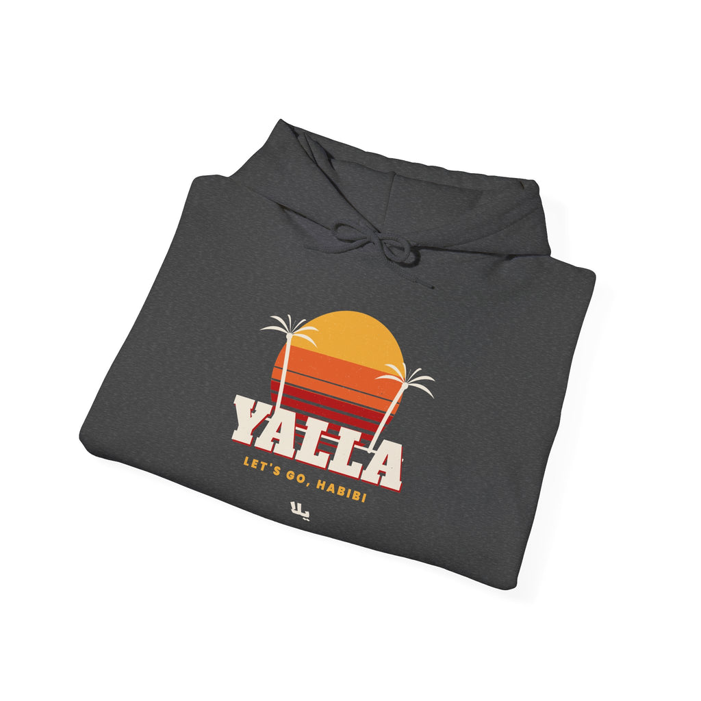 "Yalla" Retro Sunset Hoodie