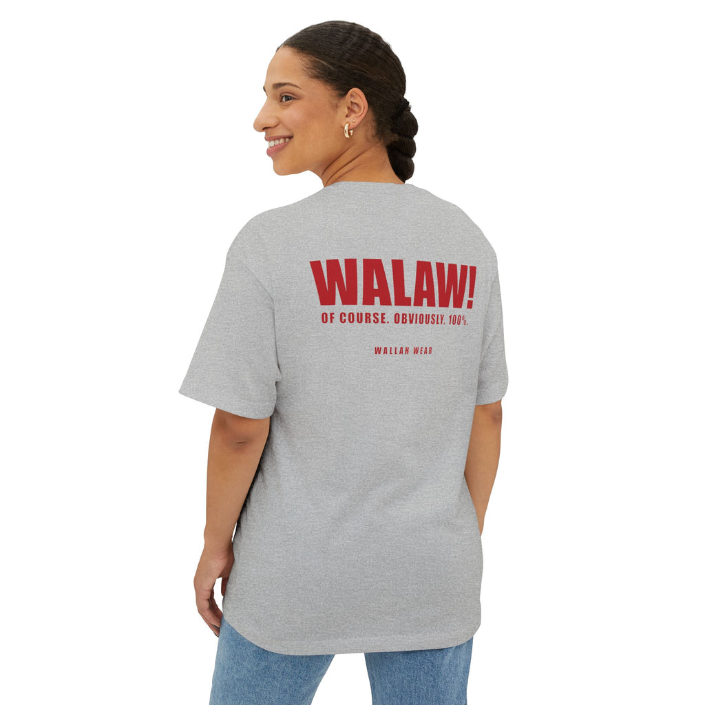 Walaw! Funny Arab Slang Oversized Tee | Wallah Wear