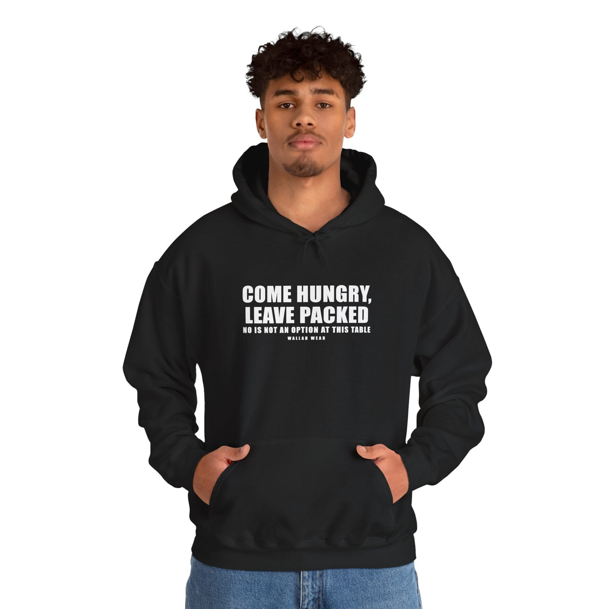 Come Hungry Leave Packed Funny Arab Hoodie | Wallah Wear