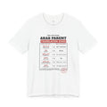 Arab Parent Translation Guide tee: Inshallah, Bukra and 5 minutes translated
