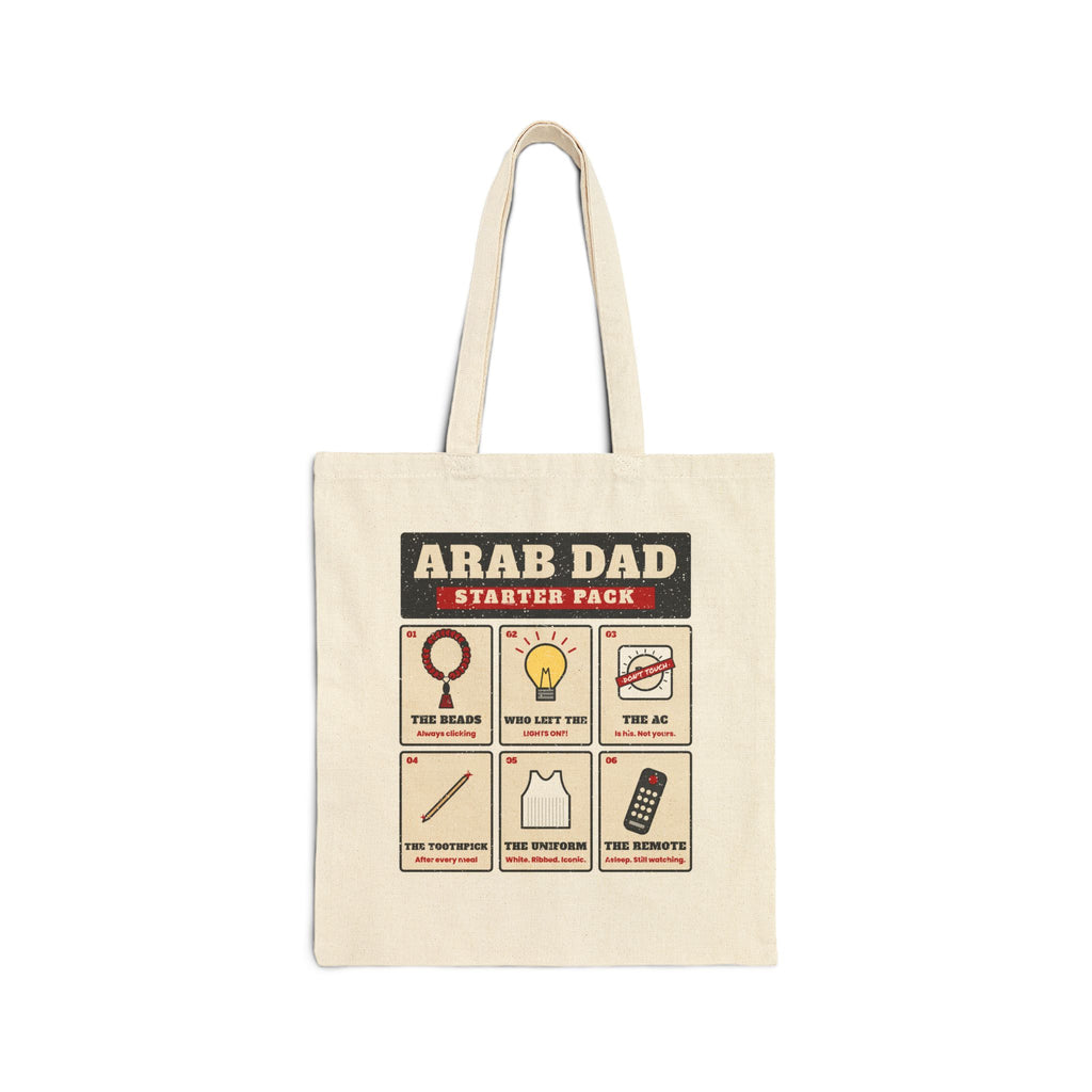 "Arab Dad Starter Pack" Tote Bag