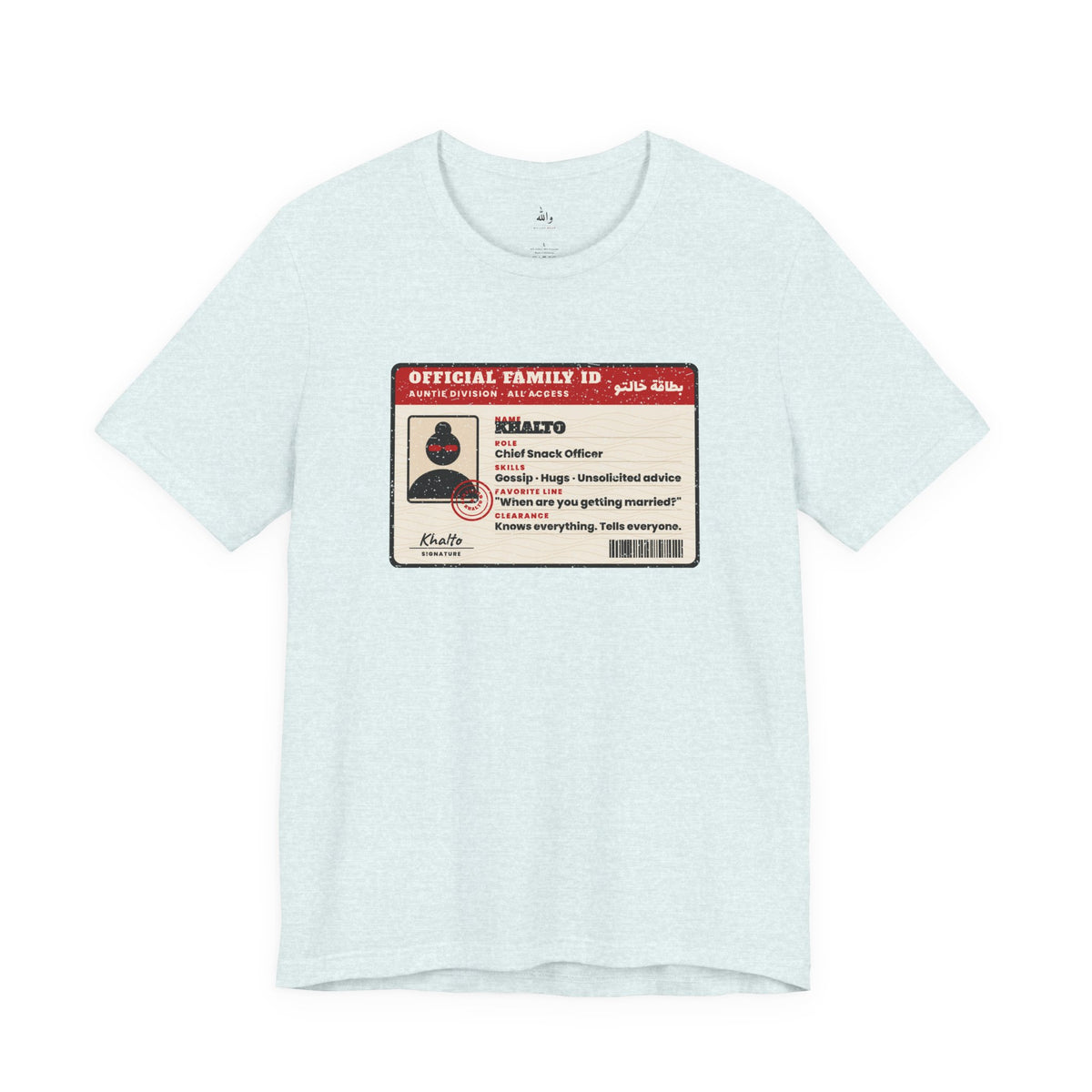 "Official Khalto ID" Tee