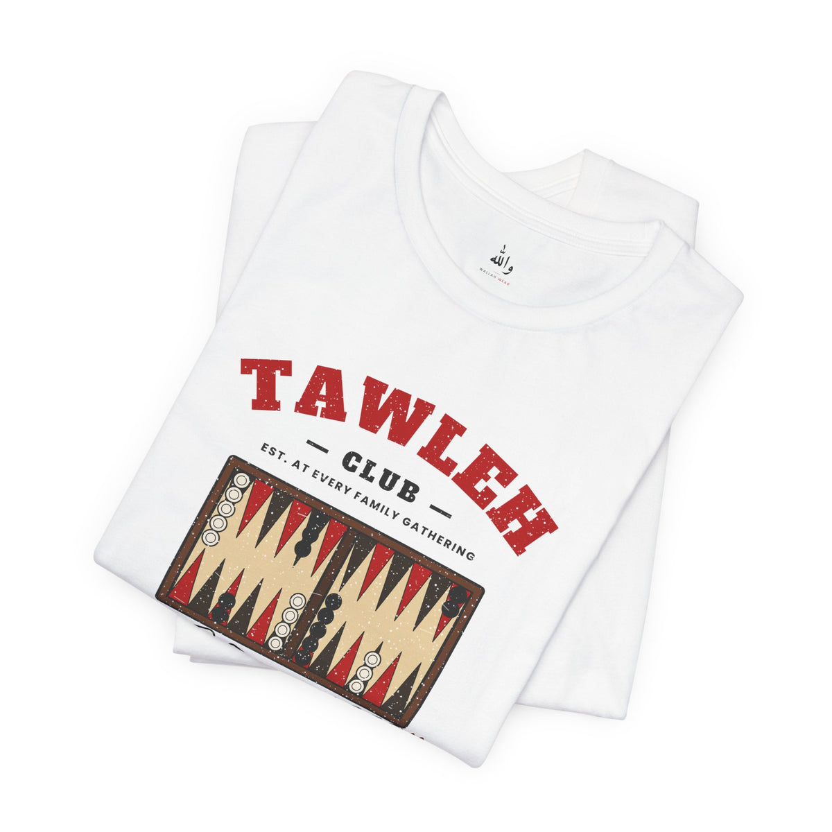 "Tawleh Club" Backgammon Tee