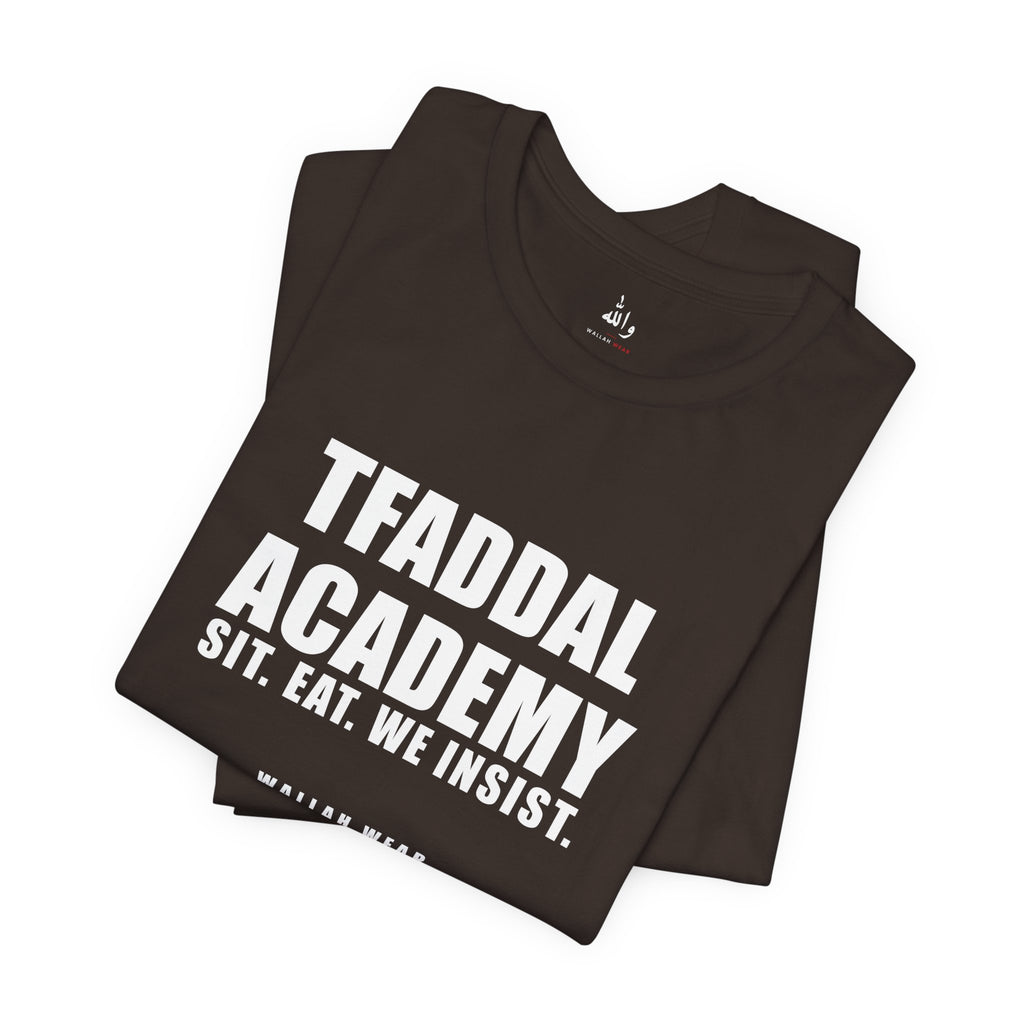 Tfaddal Academy Funny Arab Hospitality Tee | Wallah Wear