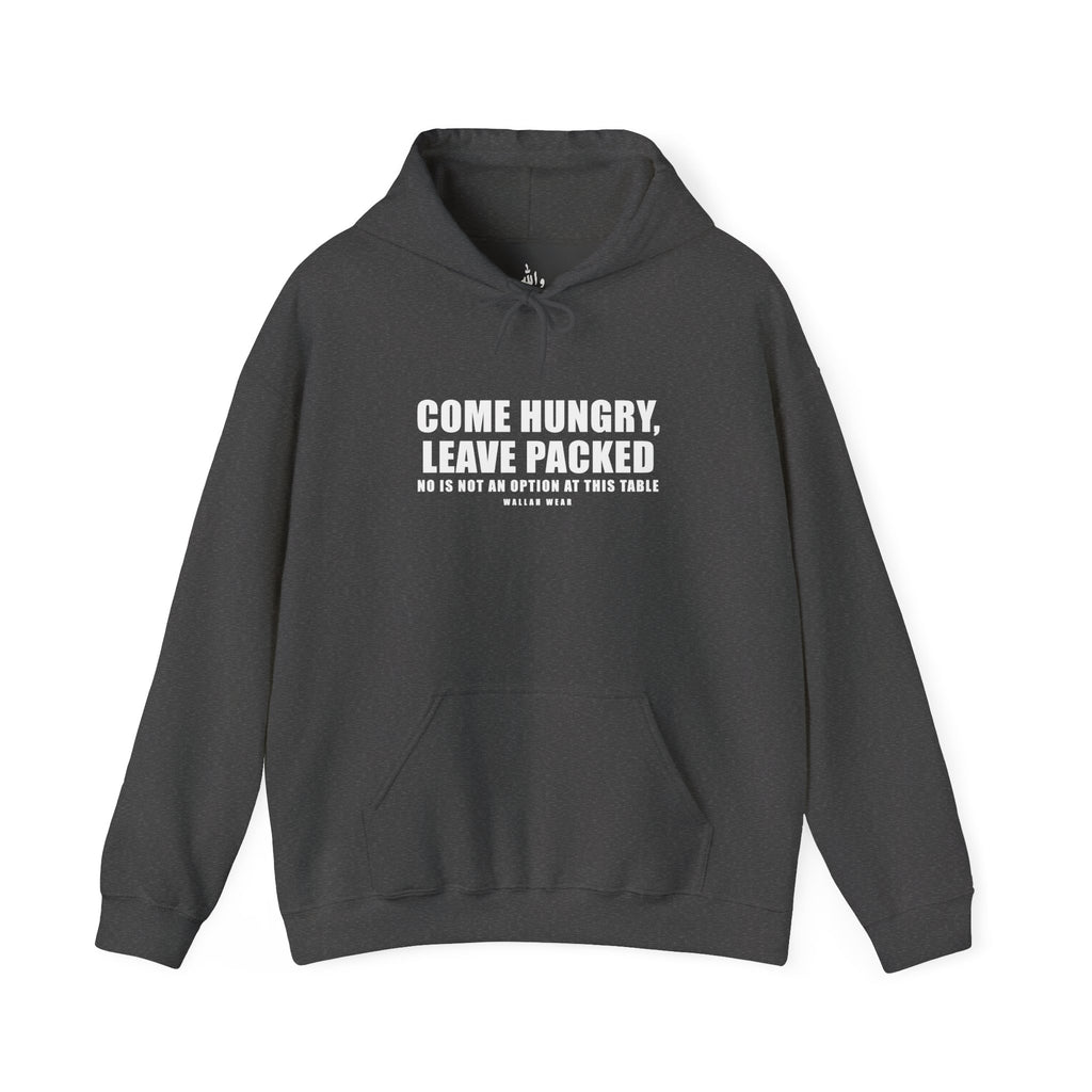 Come Hungry Leave Packed Funny Arab Hoodie | Wallah Wear