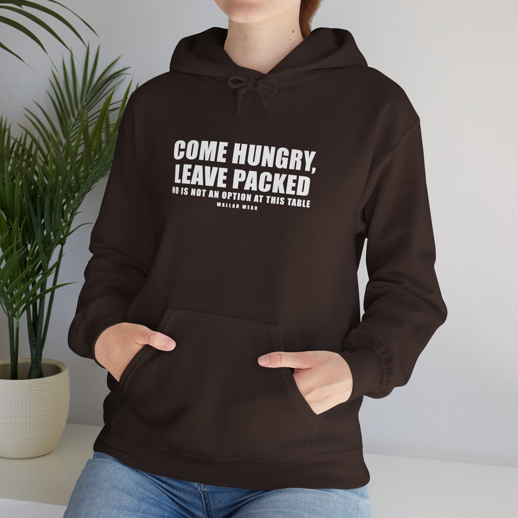 Come Hungry Leave Packed Funny Arab Hoodie | Wallah Wear