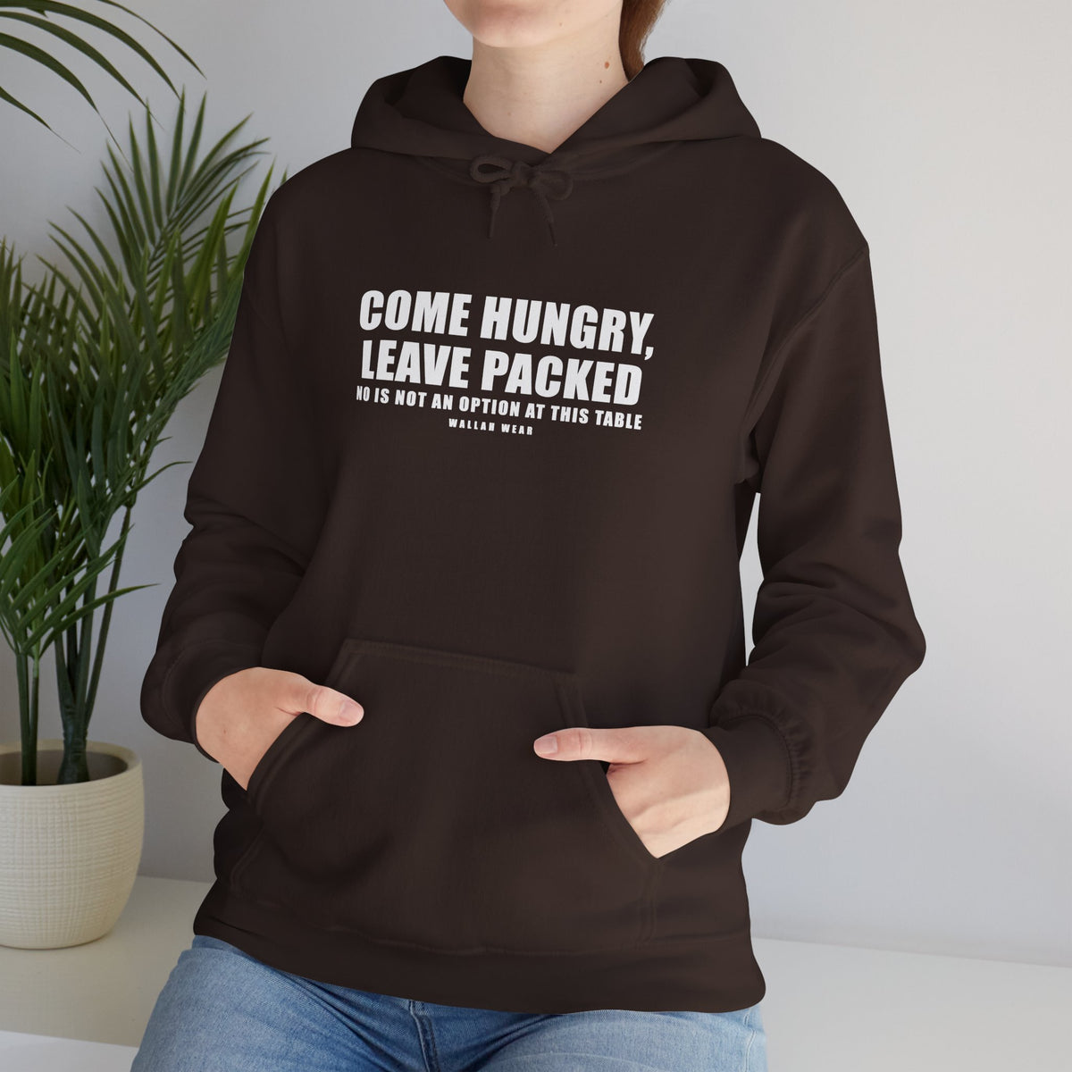 Come Hungry Leave Packed Funny Arab Hoodie | Wallah Wear