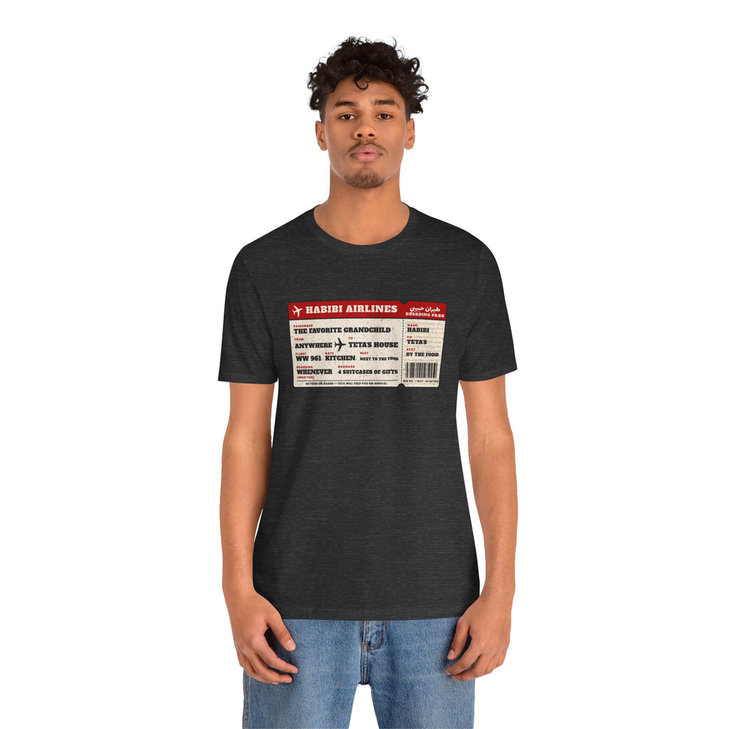 "Habibi Airlines" Boarding Pass Tee