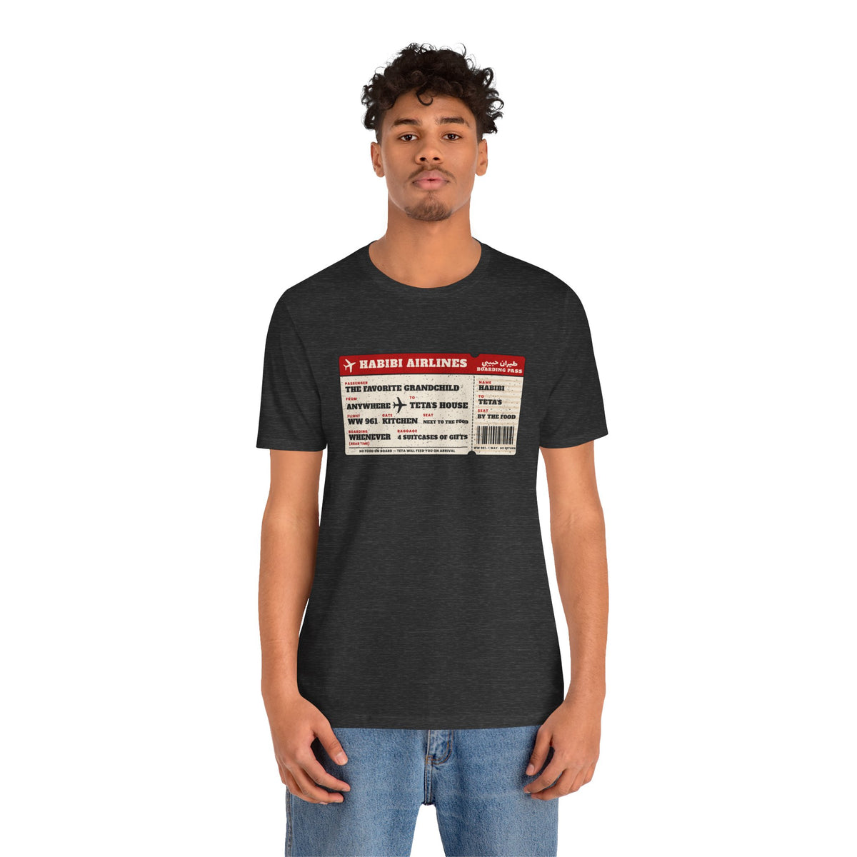 "Habibi Airlines" Boarding Pass Tee