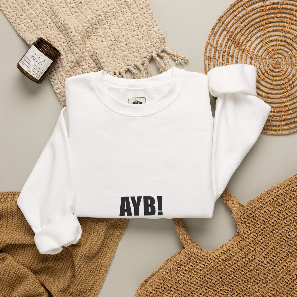 Ayb! Funny Arab Crewneck Sweatshirt | Wallah Wear