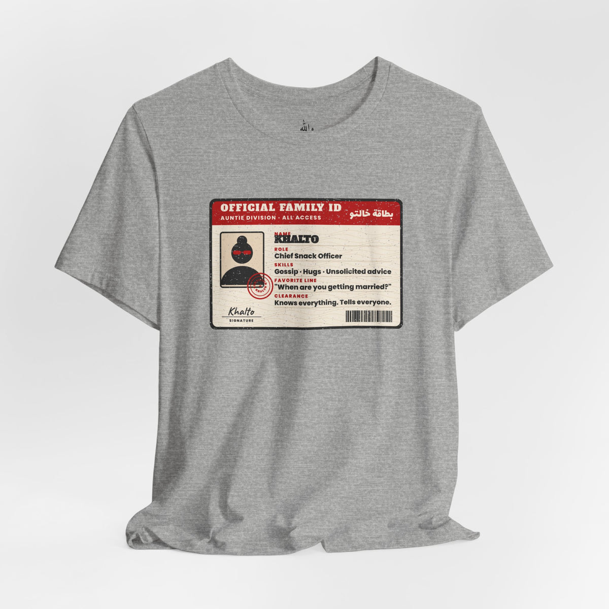 "Official Khalto ID" Tee