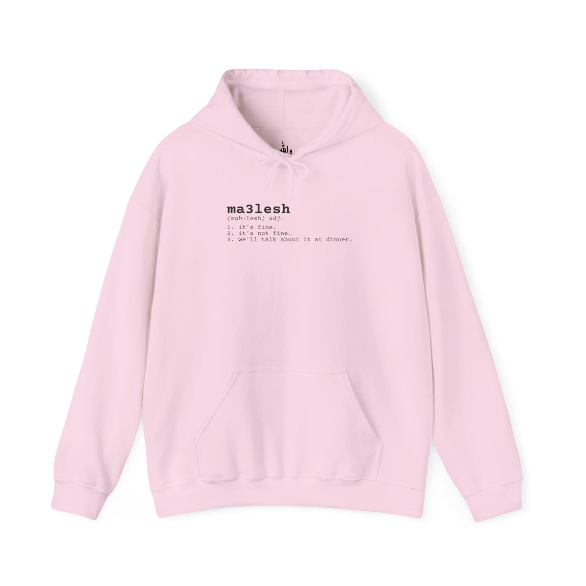 "Ma3lesh" Dictionary Hoodie