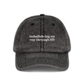 Inshallah-ing My Way Through Life Embroidered Vintage Dad Hat