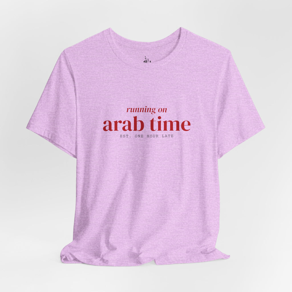 "Running on Arab Time" Tee