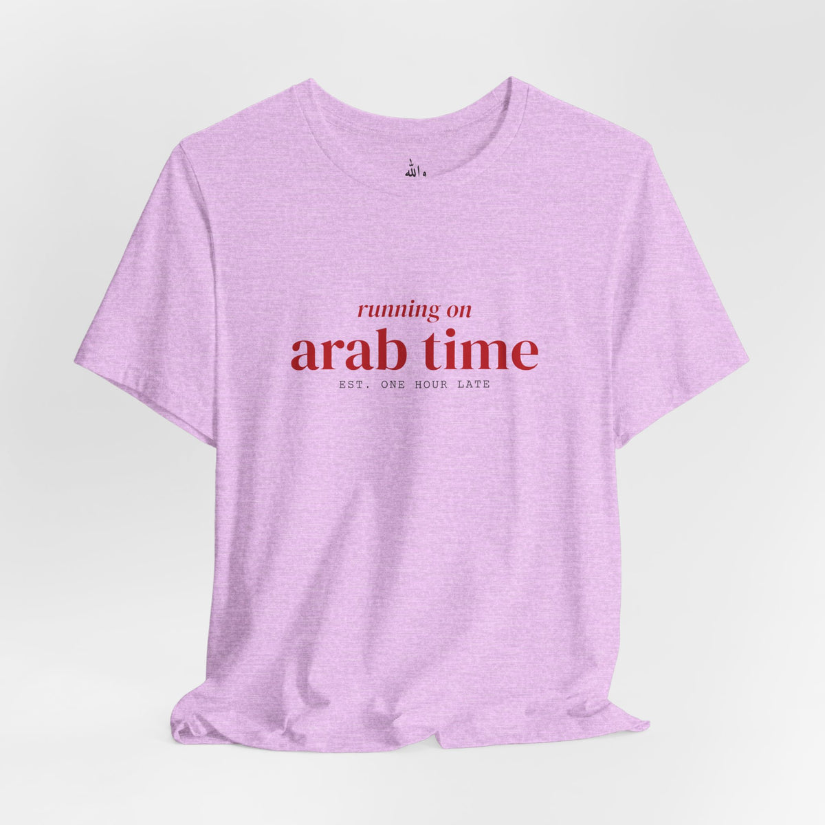 "Running on Arab Time" Tee