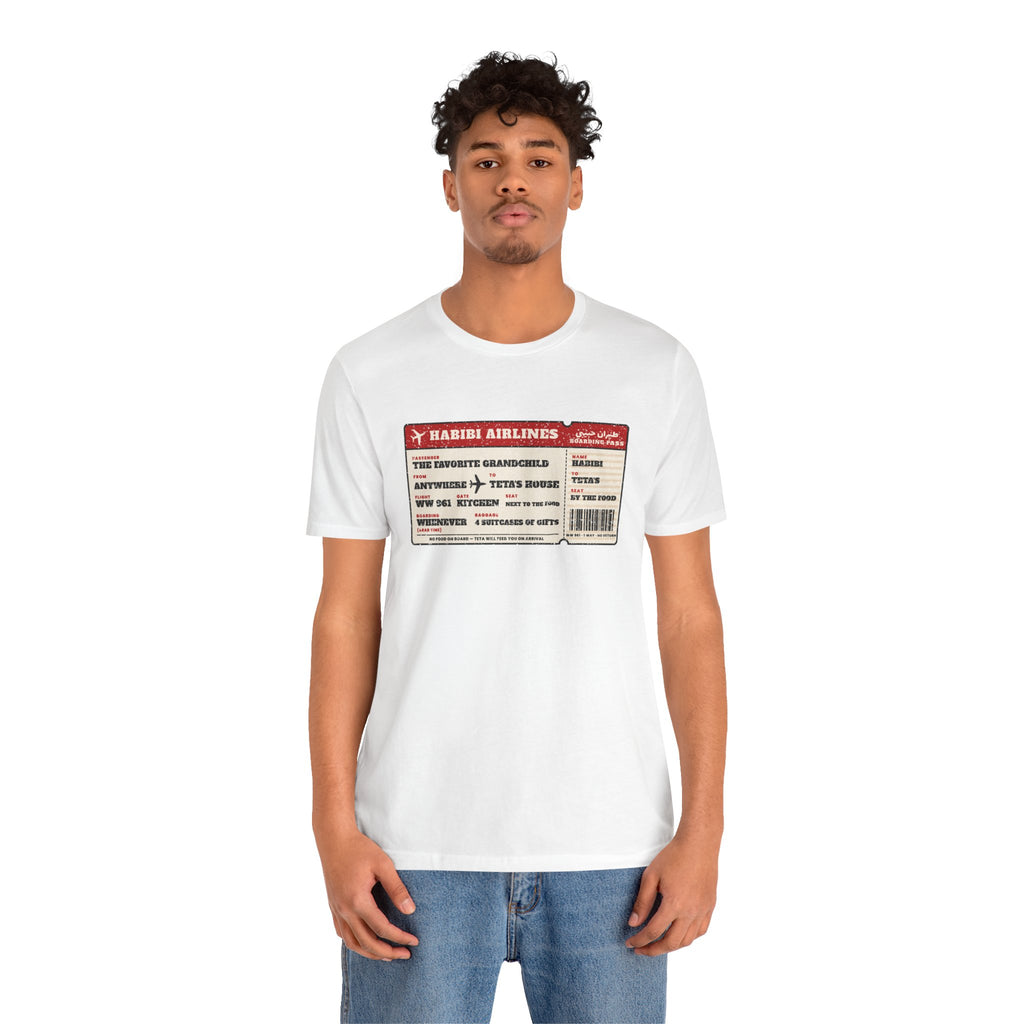 "Habibi Airlines" Boarding Pass Tee