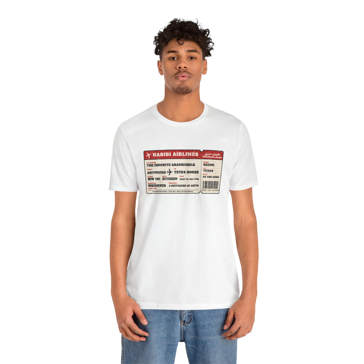 "Habibi Airlines" Boarding Pass Tee