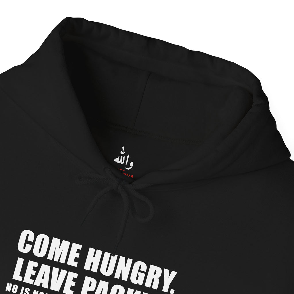 Come Hungry Leave Packed Funny Arab Hoodie | Wallah Wear