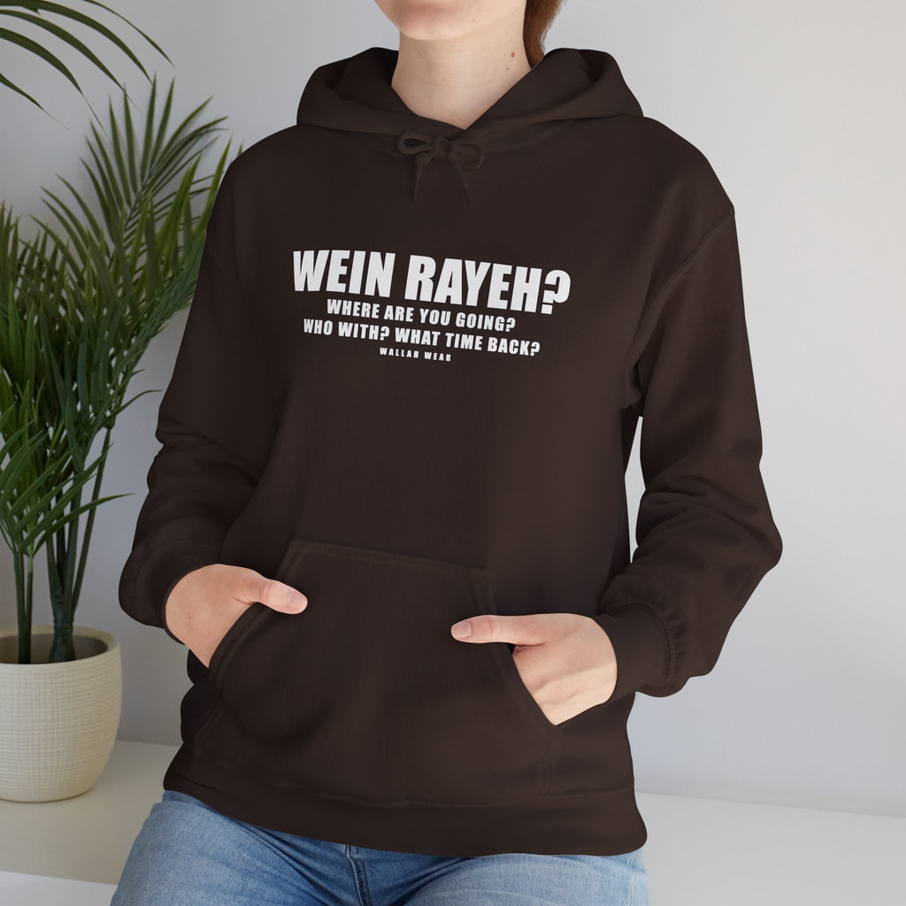 Wein Rayeh? Funny Arab Hoodie | Wallah Wear