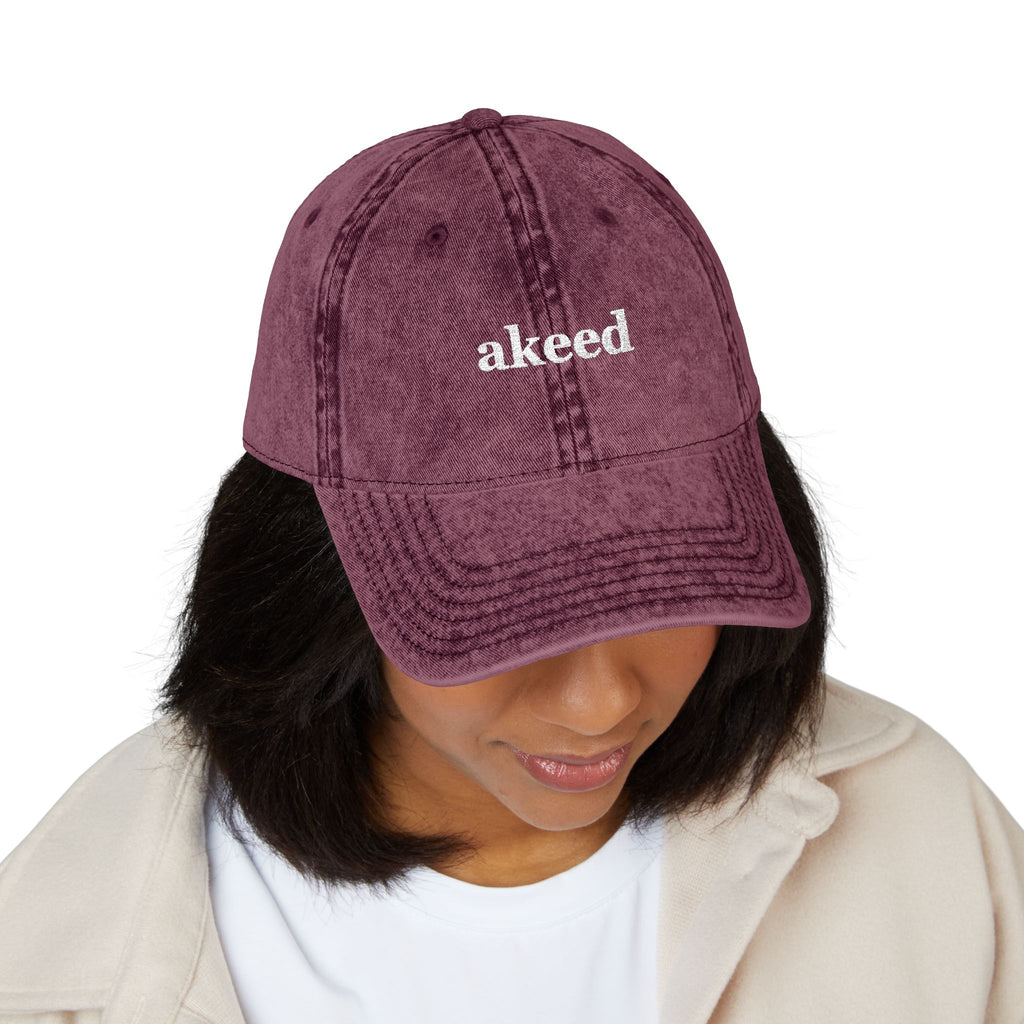 Akeed Embroidered Funny Arab Dad Hat | Wallah Wear