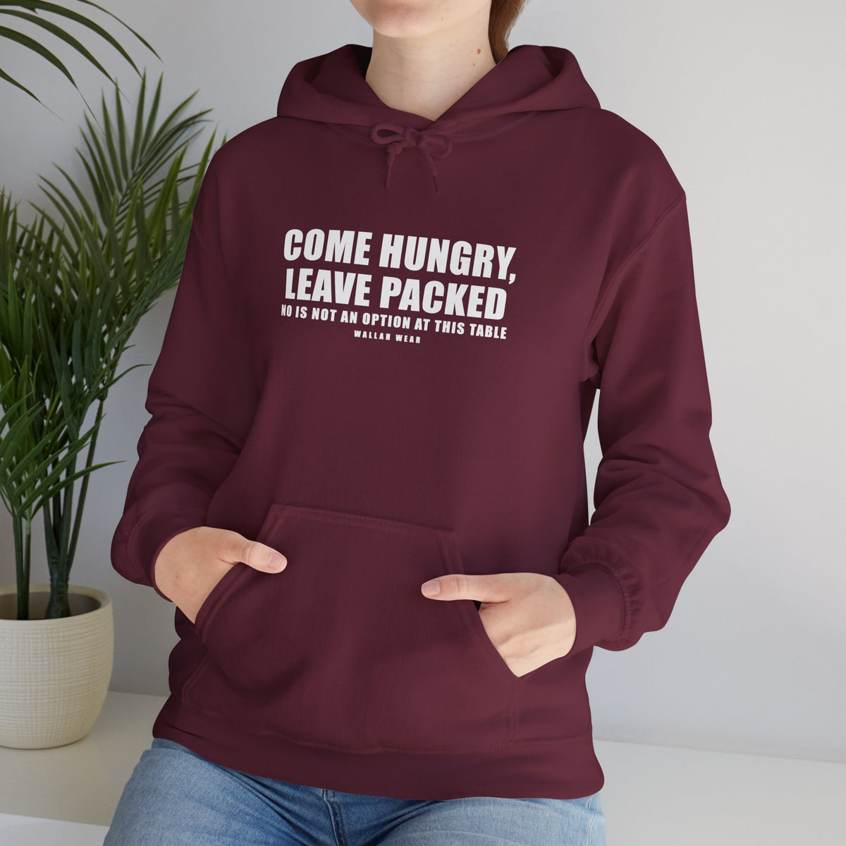 Come Hungry Leave Packed Funny Arab Hoodie | Wallah Wear
