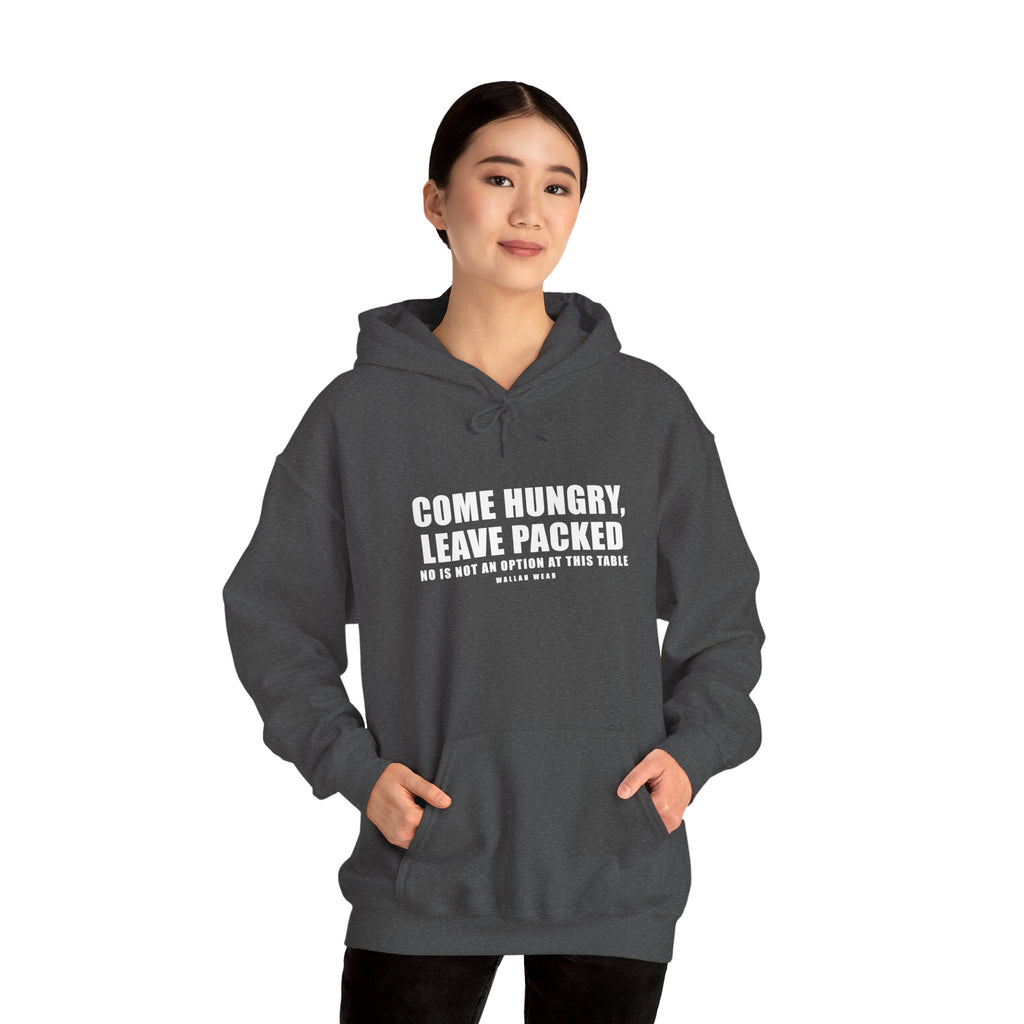 Come Hungry Leave Packed Funny Arab Hoodie | Wallah Wear