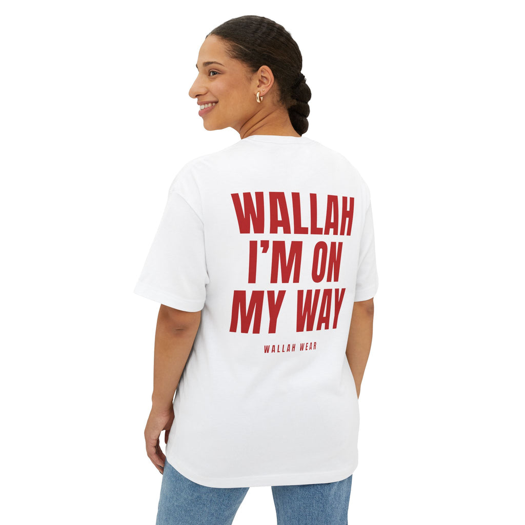 "Wallah, I'm On My Way" Oversized Tee
