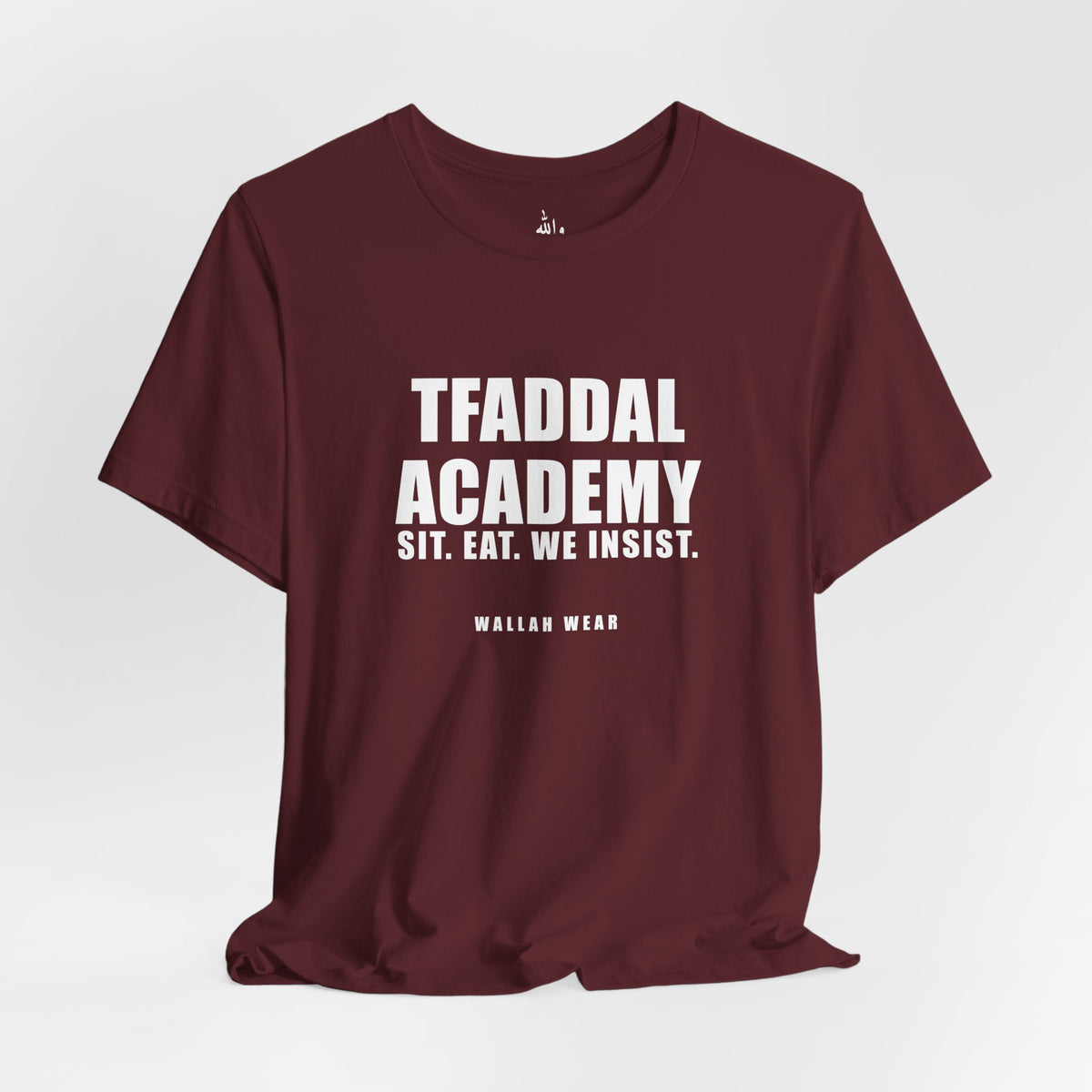 Tfaddal Academy Funny Arab Hospitality Tee | Wallah Wear
