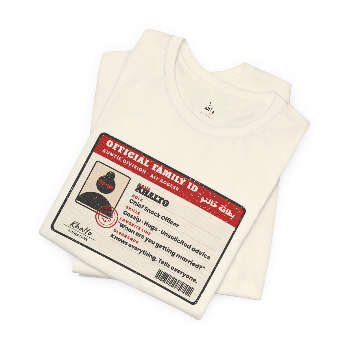 "Official Khalto ID" Tee
