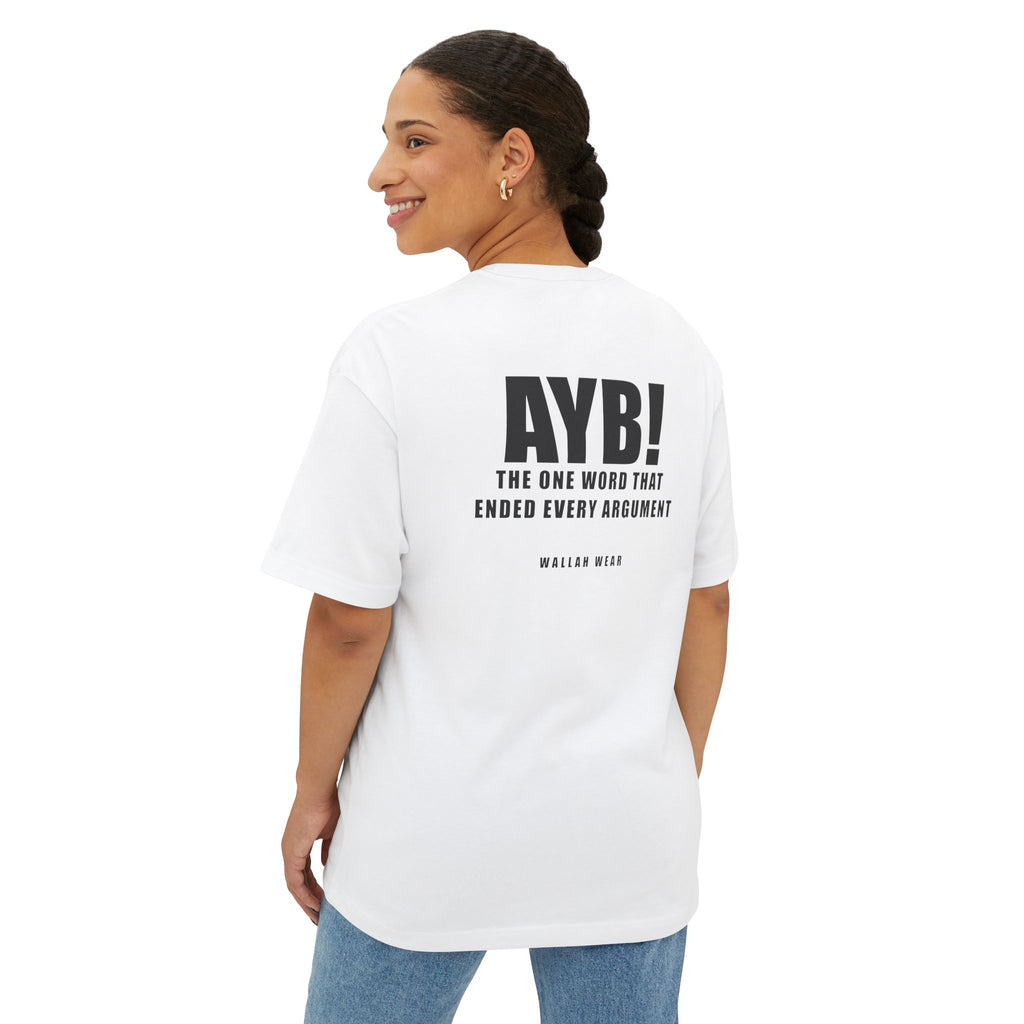 Ayb! Funny Arab Oversized Tee | Wallah Wear