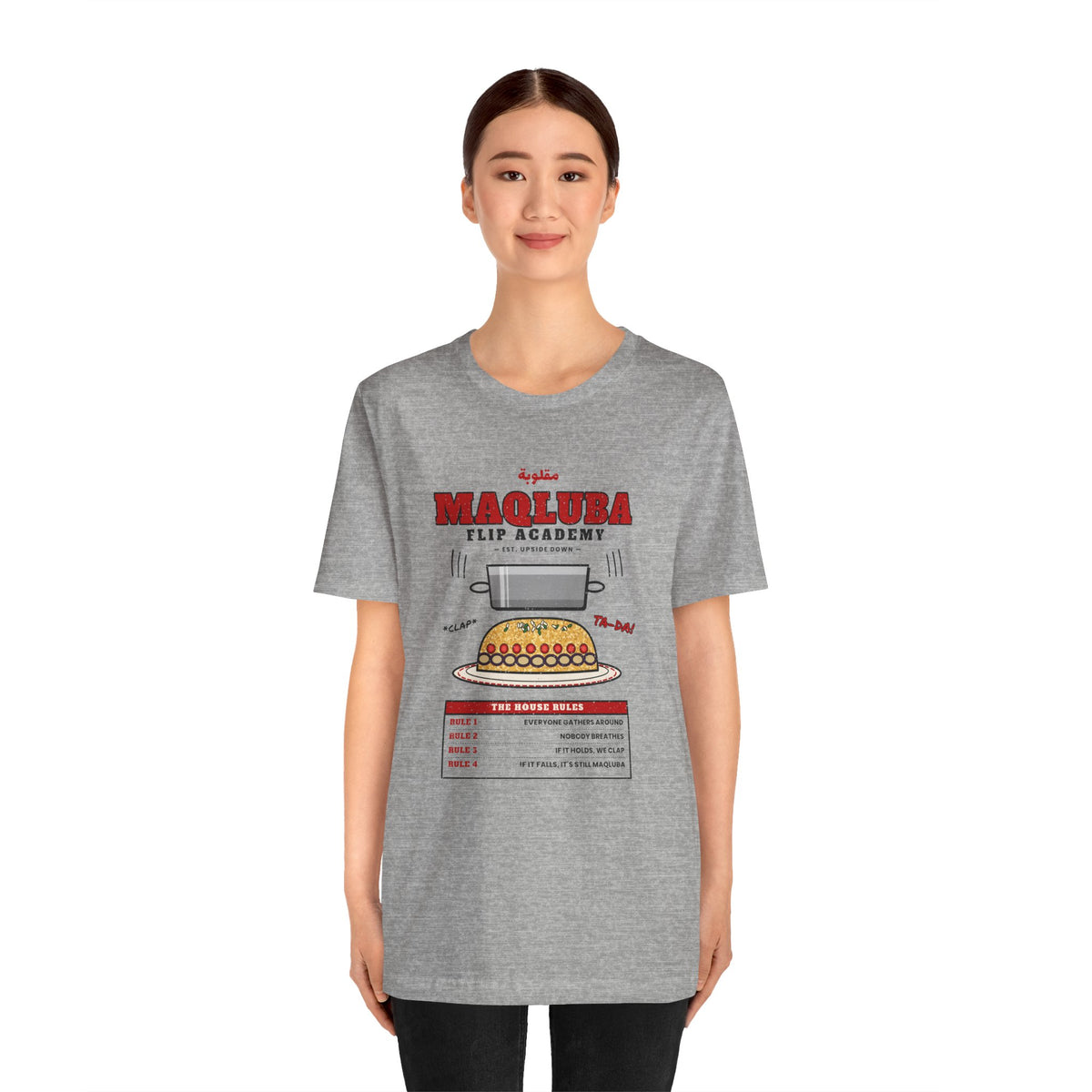 "Maqluba Flip Academy" Tee