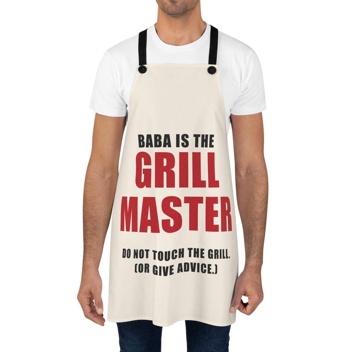 Baba Is The Grill Master Funny Arab Dad Apron | Wallah Wear
