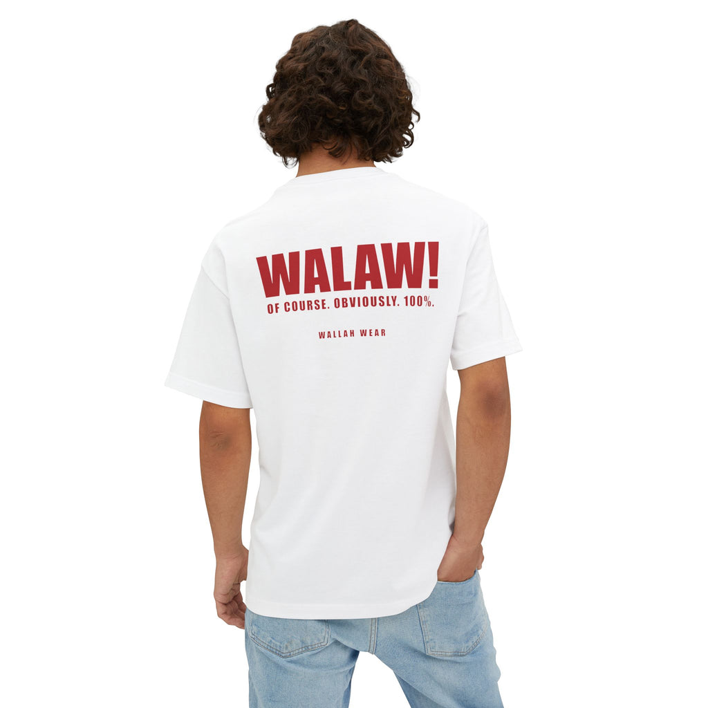 Walaw! Funny Arab Slang Oversized Tee | Wallah Wear