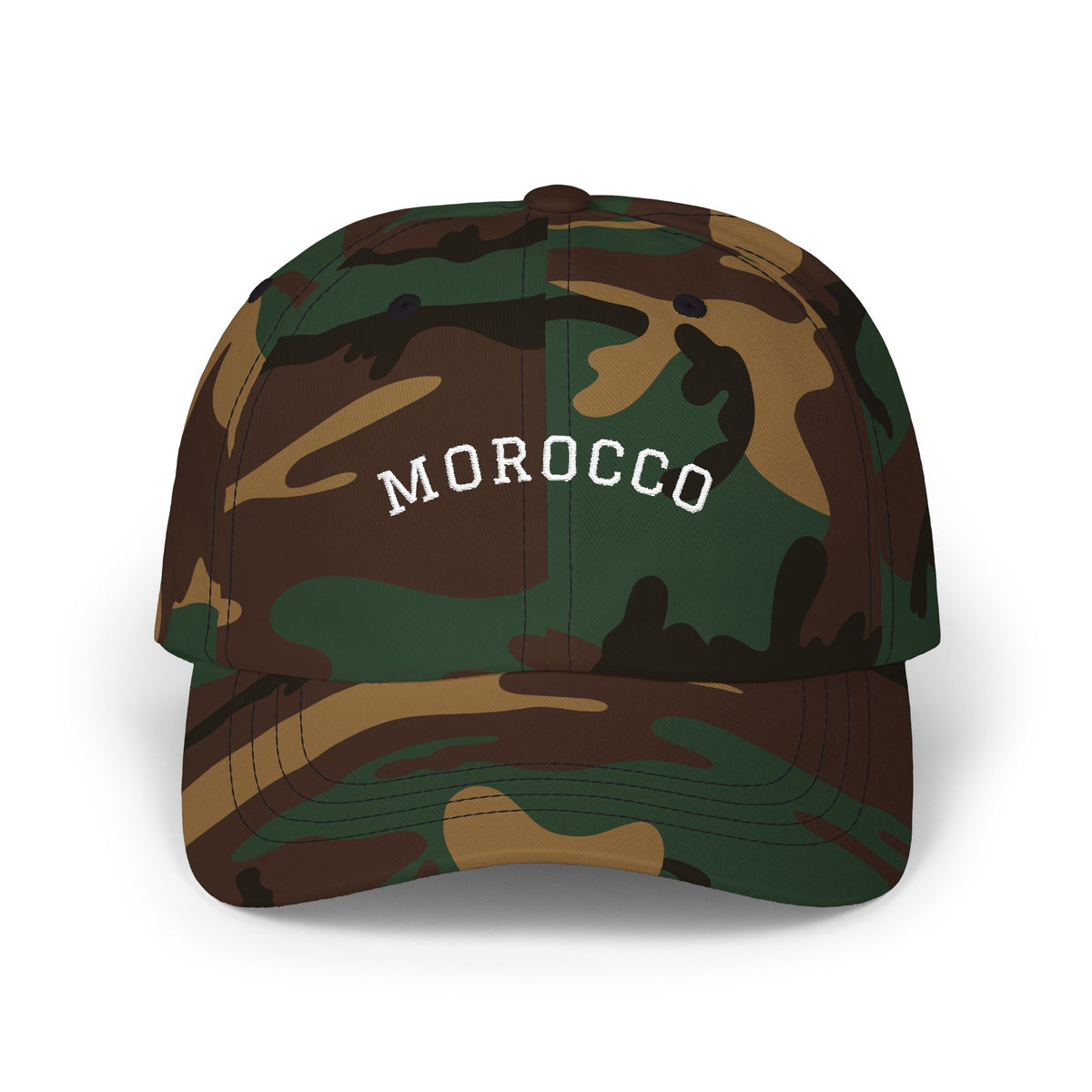 Morocco varsity embroidered dad cap