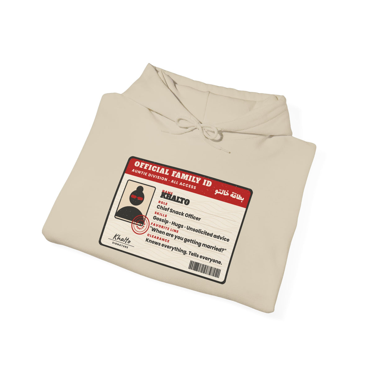 "Official Khalto ID" Hoodie