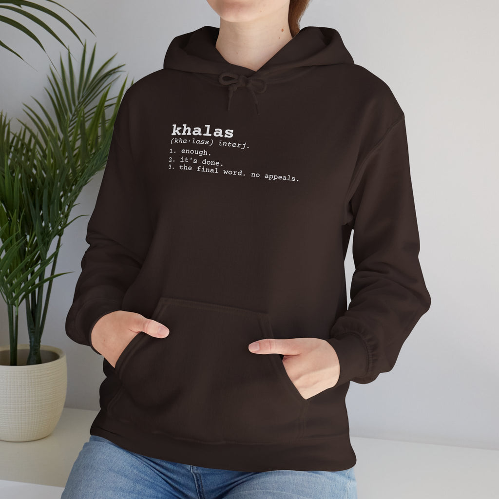 "Khalas" Dictionary Hoodie