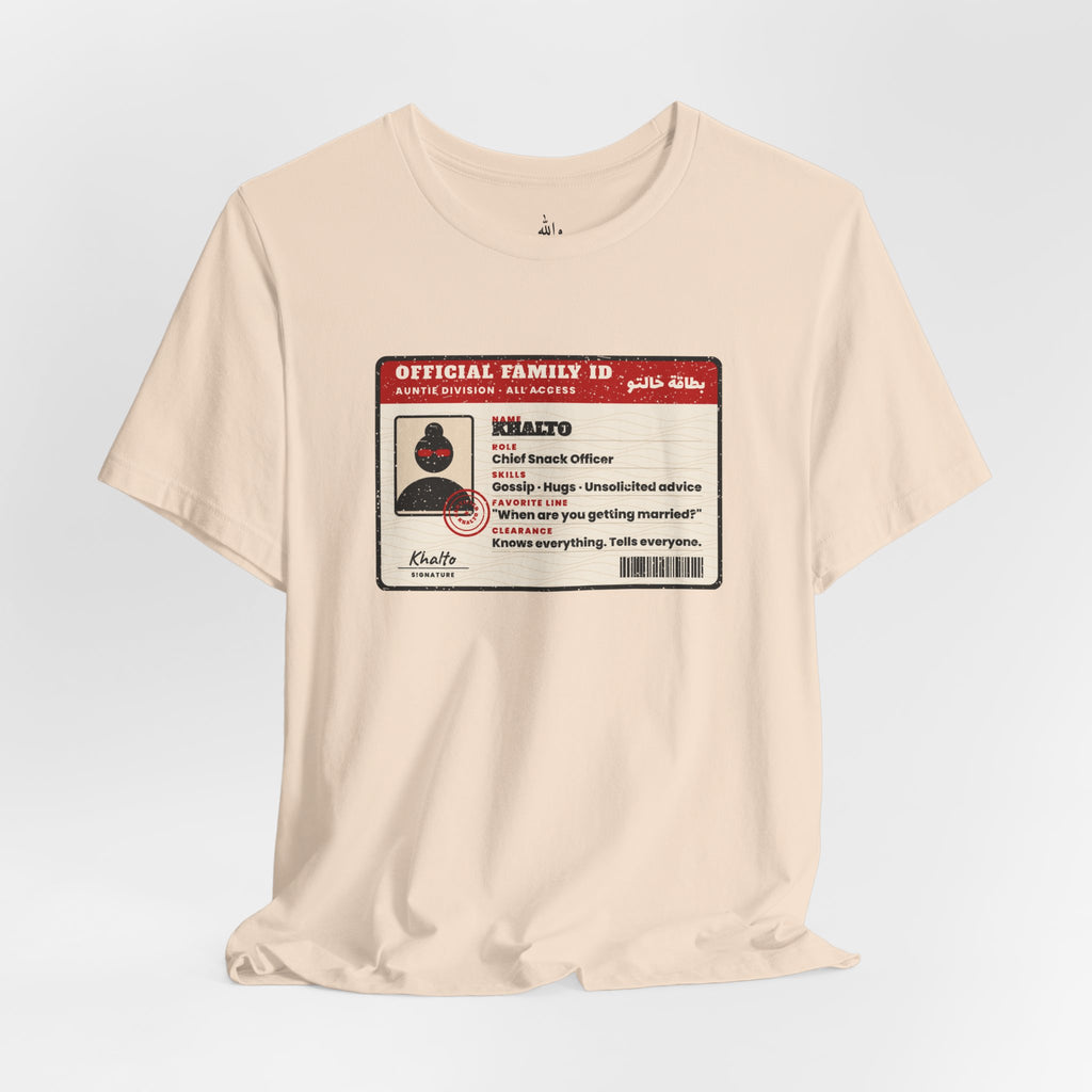 "Official Khalto ID" Tee