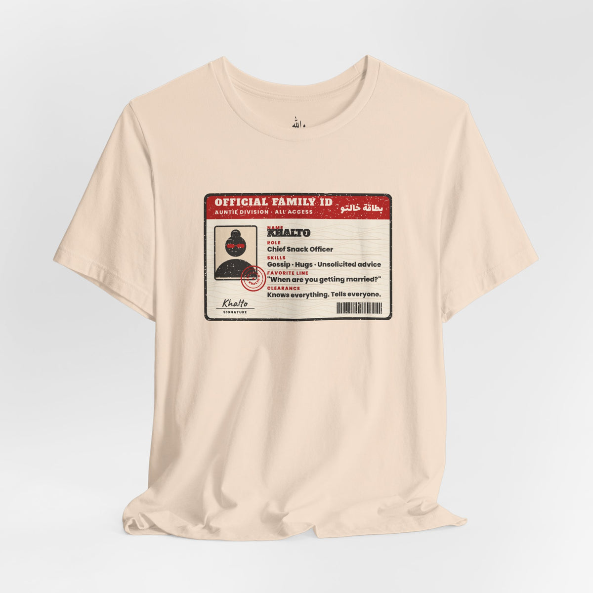 "Official Khalto ID" Tee