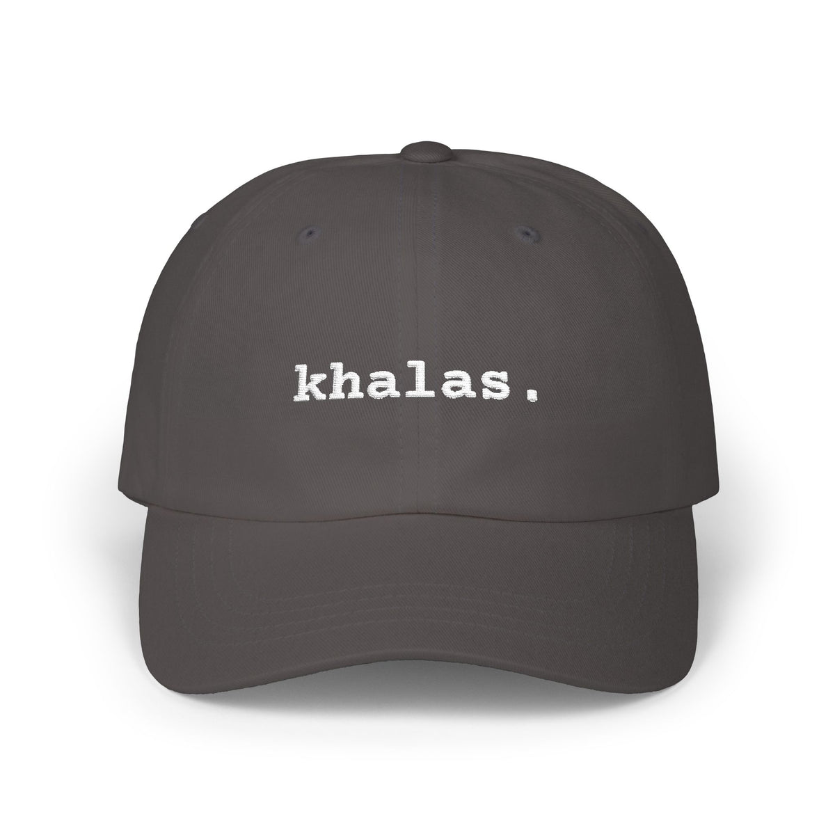"Khalas." Embroidered Cap