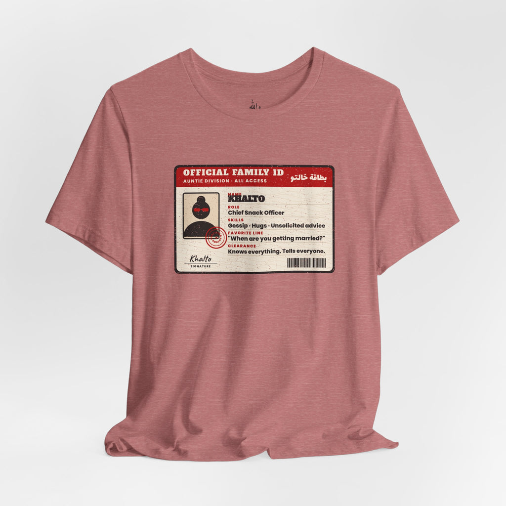 "Official Khalto ID" Tee