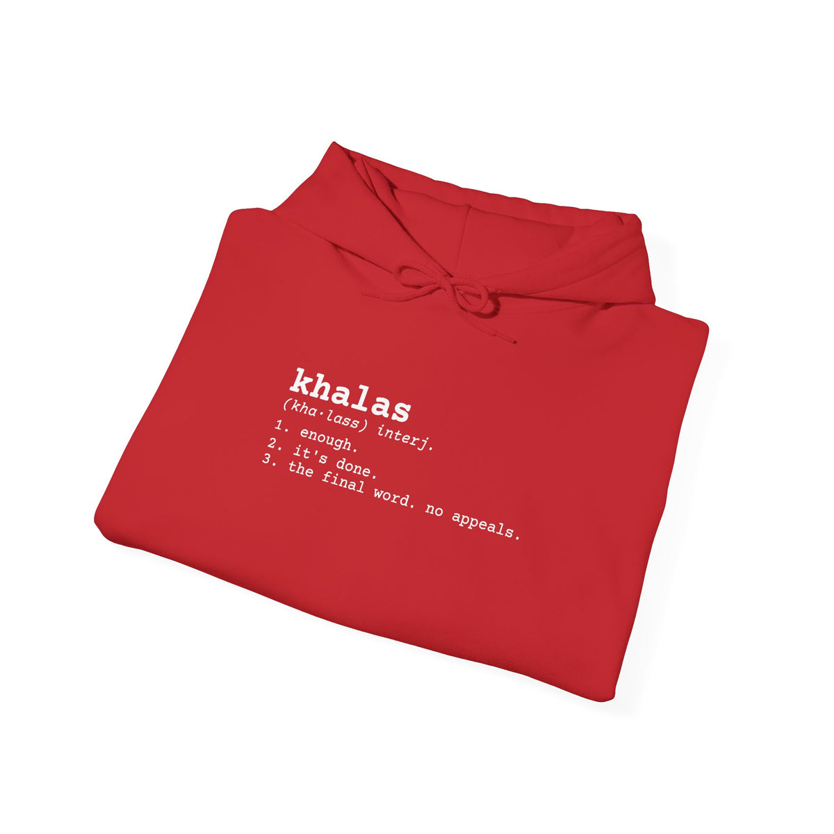 "Khalas" Dictionary Hoodie