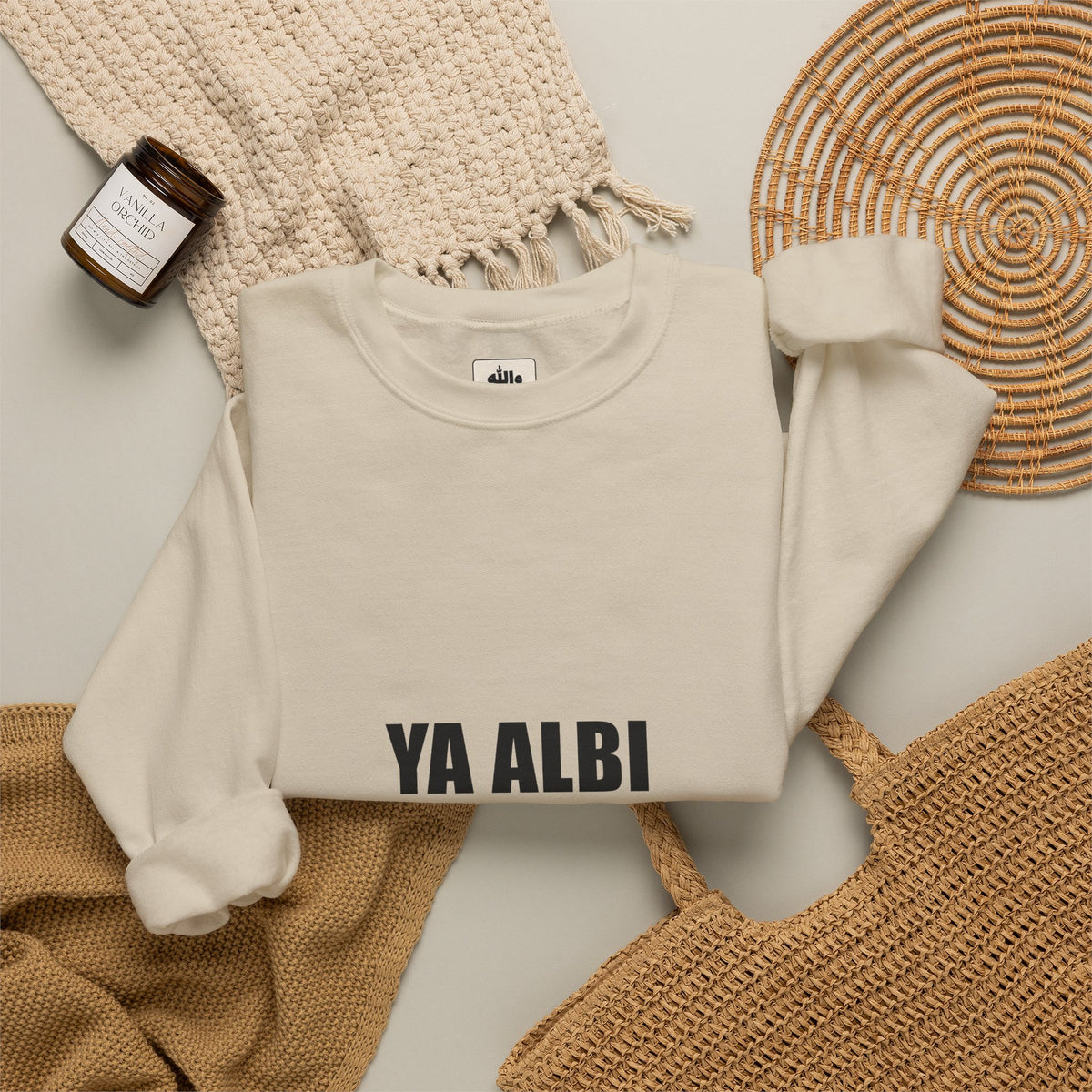 Ya Albi Funny Arab Crewneck Sweatshirt | Wallah Wear