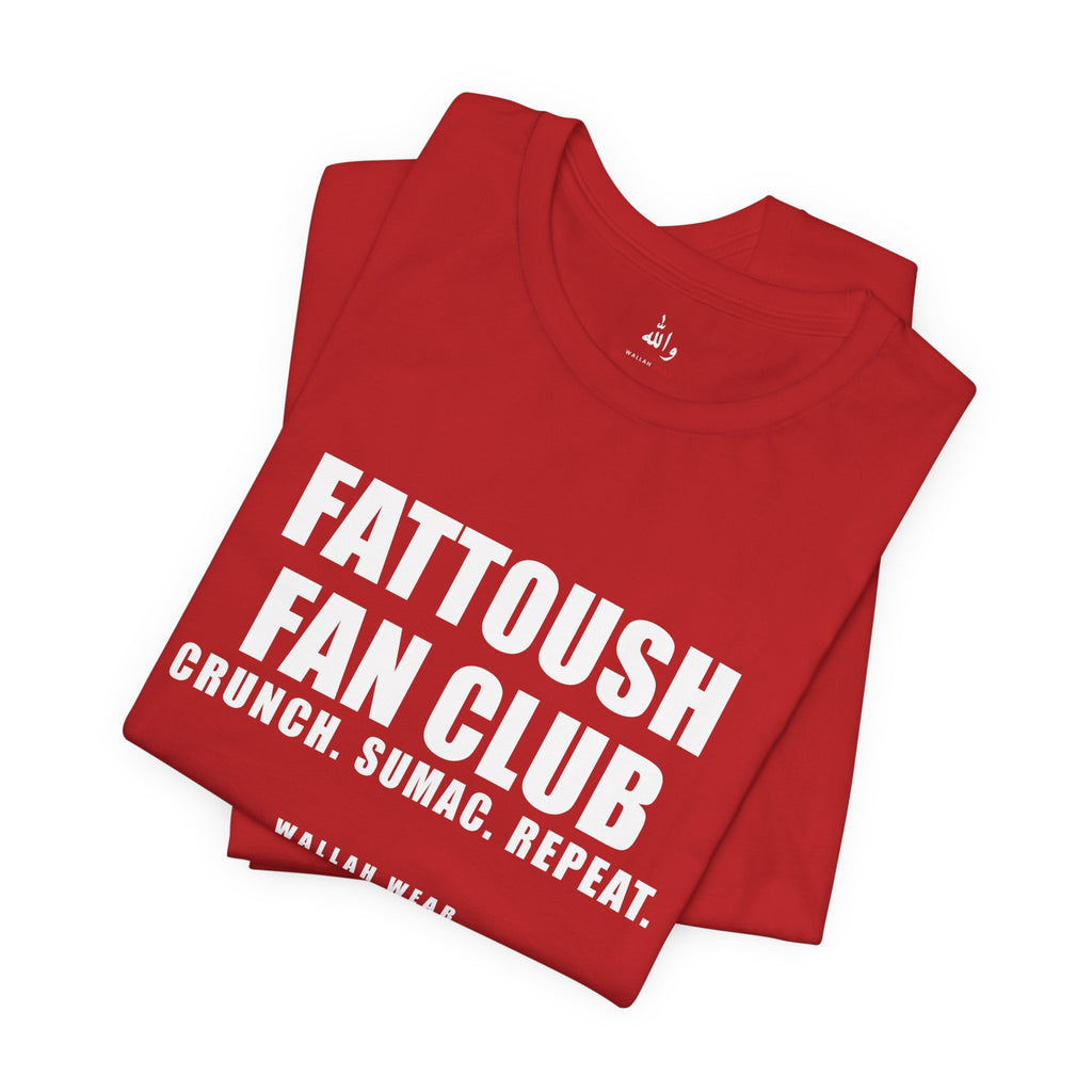 Fattoush Fan Club Funny Arab Food Tee | Wallah Wear