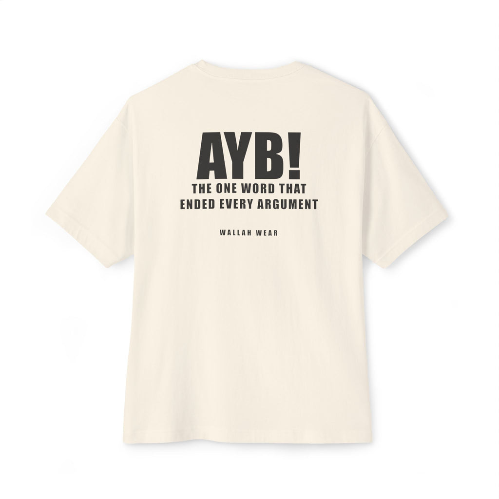 Ayb! Funny Arab Oversized Tee | Wallah Wear
