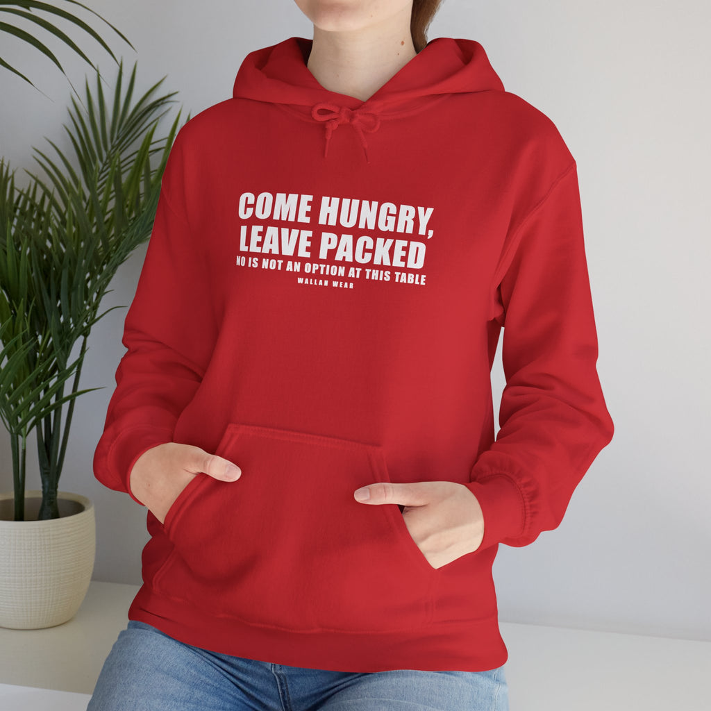 Come Hungry Leave Packed Funny Arab Hoodie | Wallah Wear