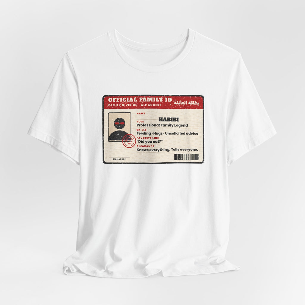 Personalized "Official Family ID" Tee
