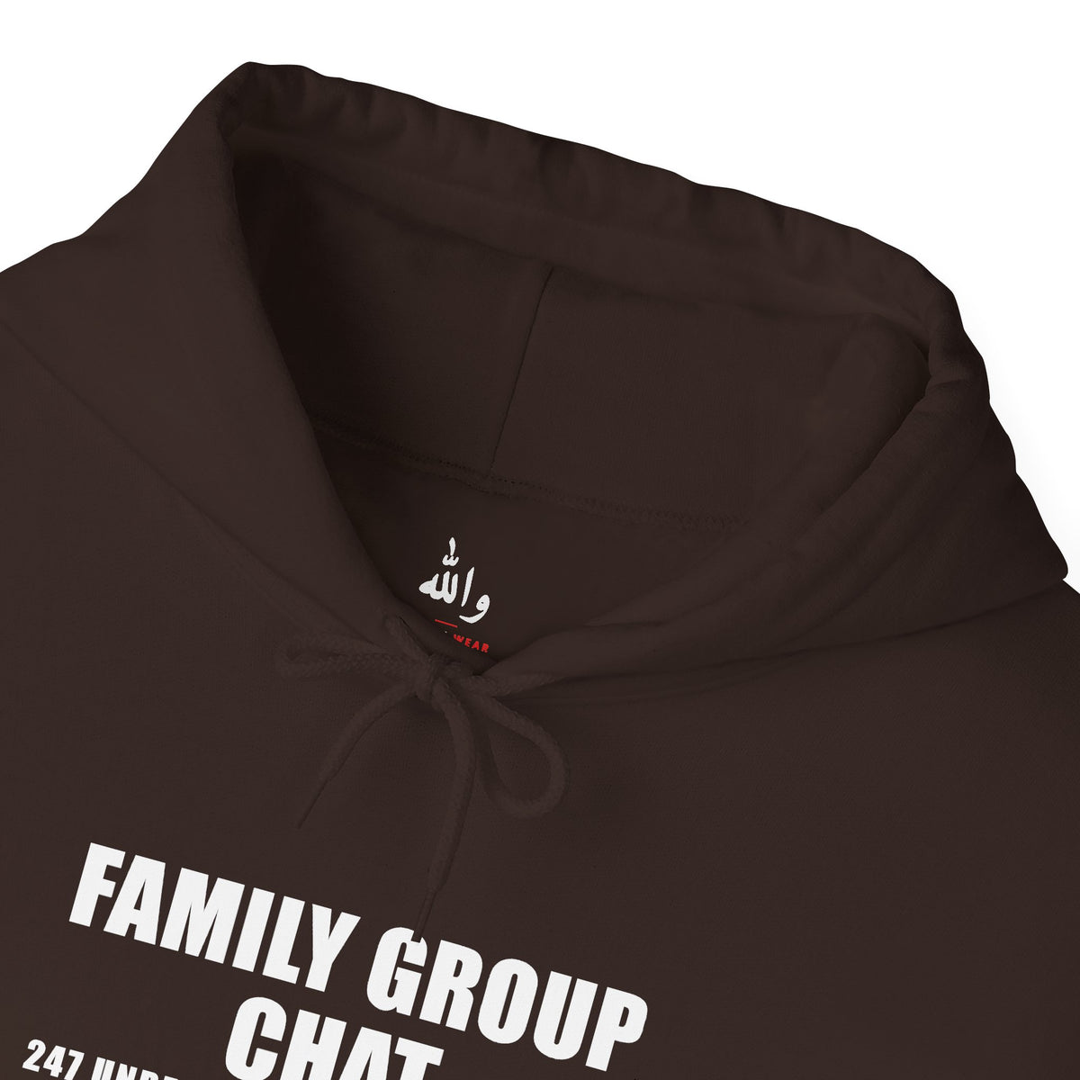 Family Group Chat Funny Arab Hoodie | Wallah Wear